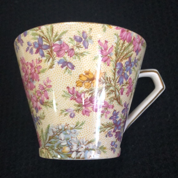 Vintage Lord Nelson “Heather” chintz Teacup & Saucer - Picture 5 of 9